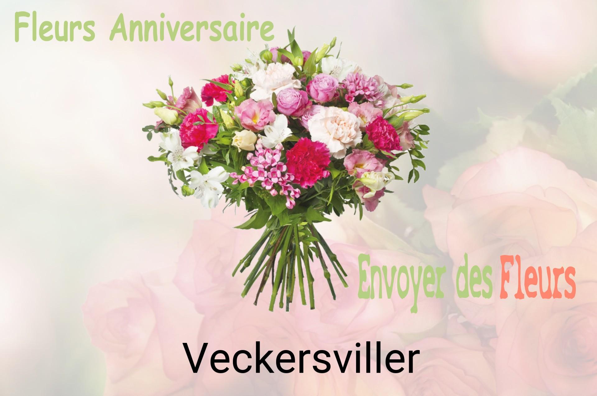 Bouquet de fleurs d’anniversaire livré à Veckersviller